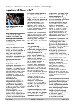 Is praten met IS een optie?