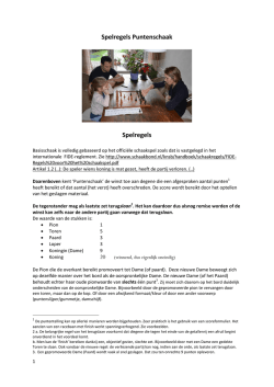 Spelregels Puntenschaak Spelregels