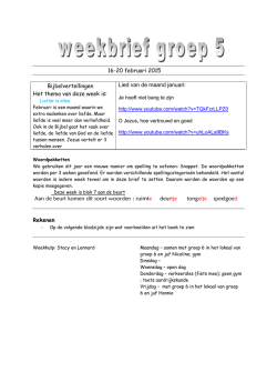 Groep 5 - Johannes Postschool