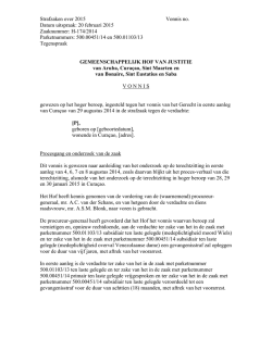 H 14-174 verdachte P. vonnis hof def anoniem