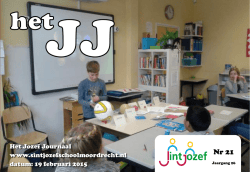 Jozef Journaal 26-21 d.d. 19 februari 2015