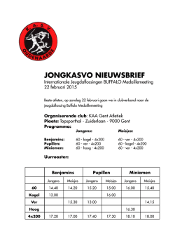 Jeugdaflossingen Gent