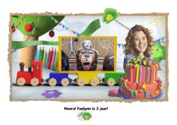 Hoera! Faelynn is 3 jaar!