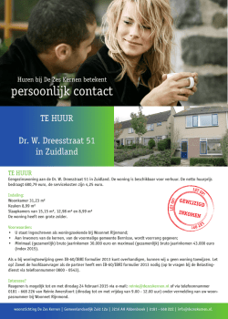 Informatie - Woonstichting De Zes Kernen