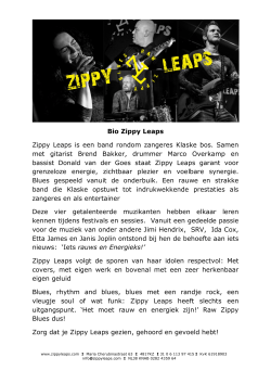 Bio Zippy Leaps Zippy Leaps is een band rondom zangeres Klaske