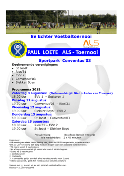 Paul Loete ALS-Toernooi 2015