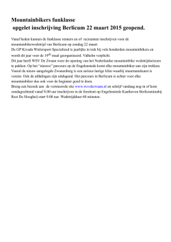 Info - Wielerpunt