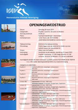 OPENINGSWEDSTRIJD