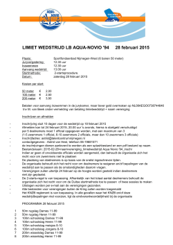 bepalingen 28 februari 2015 lange baan Nijmegen
