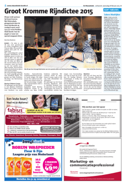 Groot Kromme Rijndictee 2015