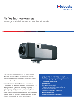 Productblad Air Top luchtverwarmers