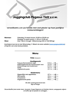 informatie inclusief menu vind je hier.