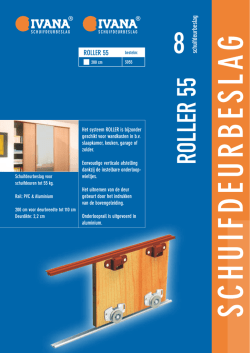 Ivana Schuifdeurbeslag nr8 ROLLER 55 (Brochure)