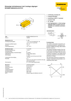 Datasheet (Nederlands)