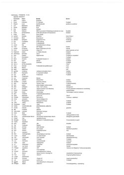Inschrijving - 17/02/2015 - 11:15 Agenda: 24/02