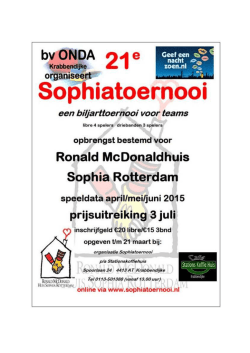 poster 2015 - Sophiatoernooi.nl