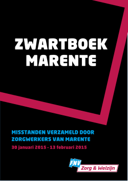 Het zwartboek - FNV voor zorg