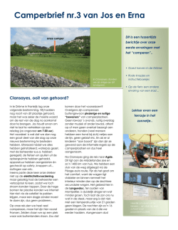 Eerste camperreis deel 3 - Gelderse Caravan Centrale