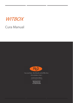 Handleiding Cura