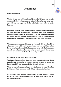Jongknapen - KSA Frassati Brugge