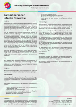 Contactpersonen Infectie Preventie - STIP