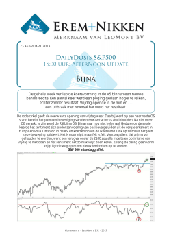 DailyDosis SP500 - ABN AMRO Markets