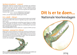 Dit is er te doen