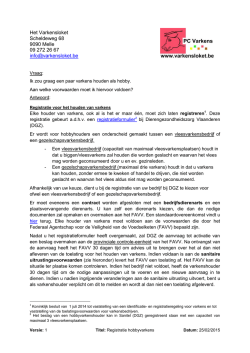 Hoe moet ik mij registreren als hobbyvarkenshouder?