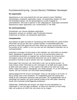 FileMaker Developer