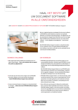 haal het beste uit uw document software in alle omstandigheden