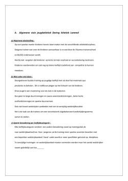 Jeugd trainingsplan dalo