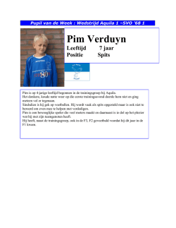 Pim Verduyn - VV Aquila Dreumel