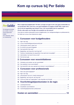 Kom op cursus bij Per Saldo (in pdf)