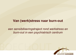 PC Broeders Alexianen_aanpak burn-out