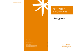 Ganglion - Maasstad Ziekenhuis