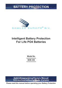 BATTERY PROTECTION