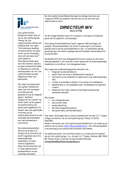DIRECTEUR M/V - Jan Ligthartschool Rendierhof
