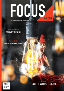 Licht wORdt sLim - ACT lighting design