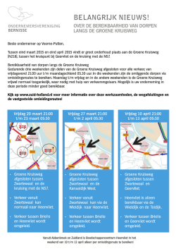 Informatie N218 ondernemers kleur
