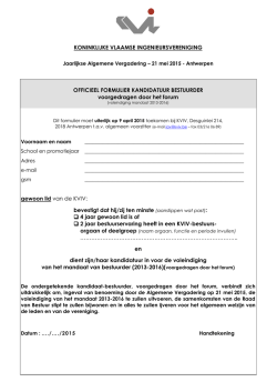 KONINKLIJKE VLAAMSE INGENIEURSVERENIGING - IE-net