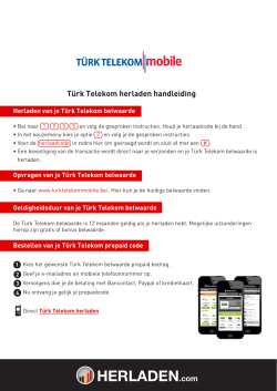 Turk Telekom herlaadinstructies