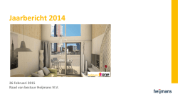 Jaarcijfers 2014 - presentatie