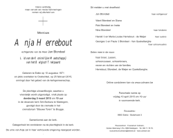 Rouwbrief