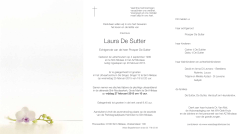 Laura De Sutter - Wase Begrafenissen