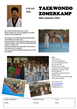 Infoblaadje zomerkamp in Genk hier beschikbaar