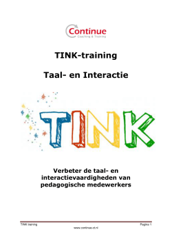 TINK-training Taal- en Interactie