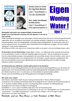 flyer - Eigen Woning en Water!