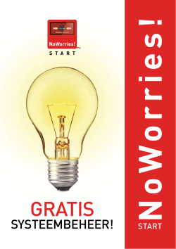 GRATIS - NoWorries! Start