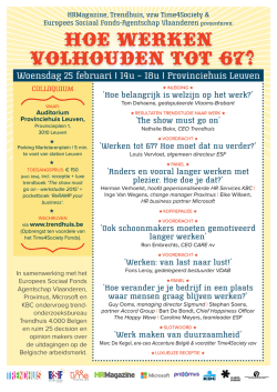 hoe werken volhouden tot 67?