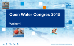 Open Water Congres 2015 - Nederlands Open Water Web